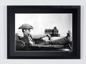 James Dean - Giant 1956 — ingelijste filmfoto, Fine Art print