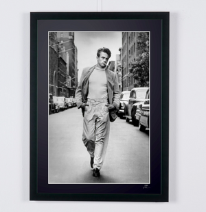James Dean in Times Square 1954 — framed cinema photograph, Fine Art print
