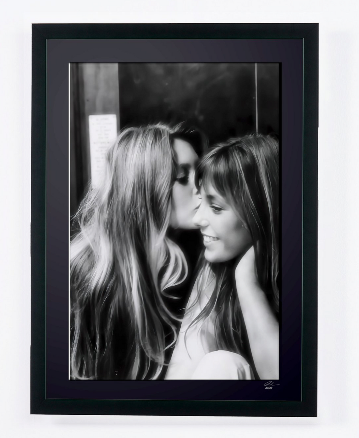 Photographie d’art de Brigitte Bardot dans Don Juan 73, encadrée à la main — édition limitée de 30 exemplaires numérotés.