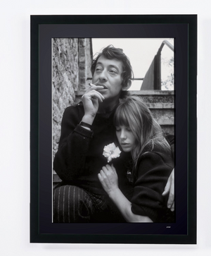 Jane Birkin and Serge Gainsbourg 1970 — framed cinema photograph, Fine Art print
