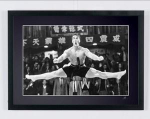 Jean-Claude Van Damme - Bloodsport (1988) — framed cinema photograph, Fine Art print
