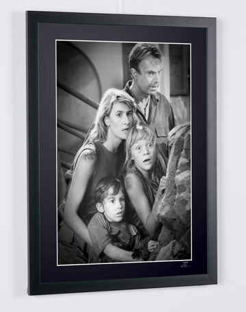 Jurassic Park (1993) — Sam Neill, Laura Dern, Joseph Mazzello and Ariana Richards — Alan Grant, Ellie Sattler, Tim Murphy and Lex Murphy (4)