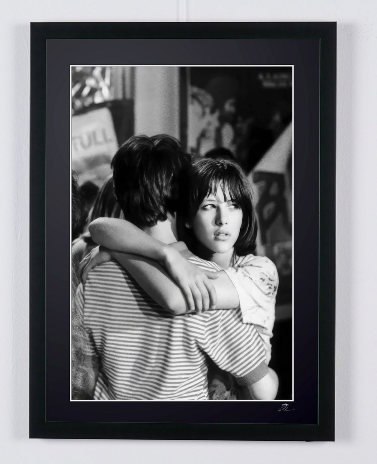 Photographie d’art de Sophie Marceau dans La Boum, encadrée à la main — édition limitée de 30 exemplaires numérotés.