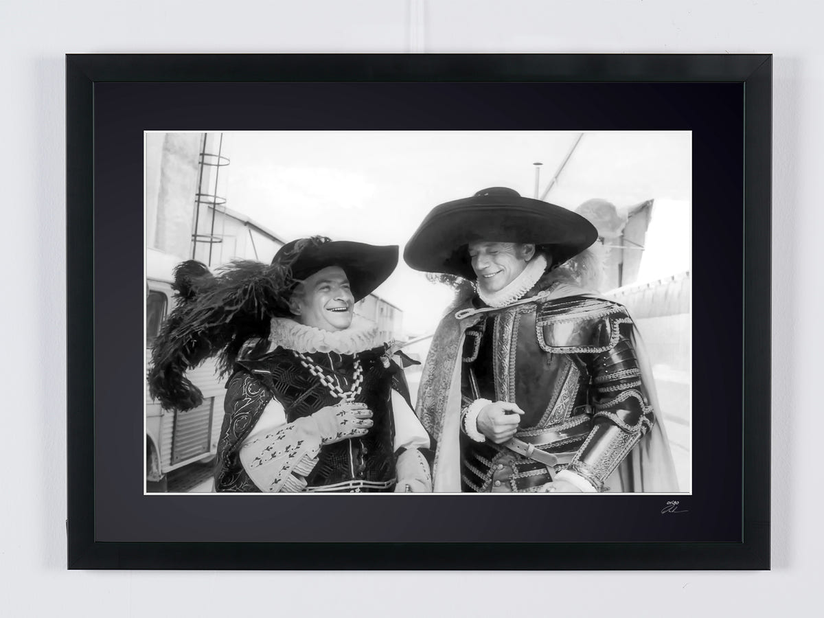 Fine art photograph of Louis de Funès in La Folie des Grandeurs, hand-framed — limited edition of 30 numbered prints.