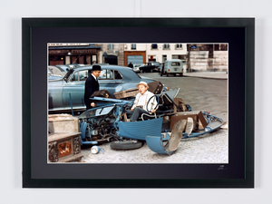 The Sucker (1965) - Louis de Funès and Bourvil — framed cinema photograph, Fine Art print