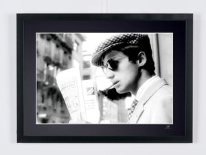 Le Doulos 1962 - Jean-Paul Belmondo — framed cinema photograph, Fine Art print