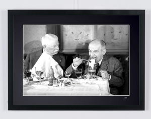 Le Tatoué (1968) - Louis de Funès & Jean Gabin — framed cinema photograph, Fine Art print