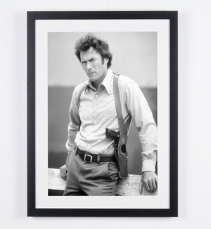 Magnum Force (1973) - Clint Eastwood (Harry Callahan) — framed cinema photograph, Fine Art print