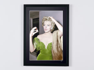 Marilyn Monroe at the Del Mar Club 1951 - The Best Young Box Office — framed cinema photograph, Fine Art print