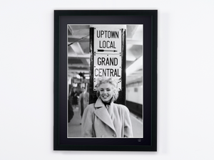 Marilyn Monroe - Grand Central Station NY — framed cinema photograph, Fine Art print