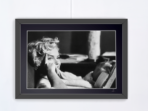 Marilyn Monroe, New York, 1956 — ingelijste filmfoto, Fine Art print