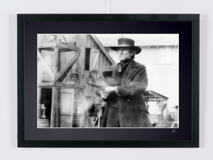 Pale Rider (1985) - Clint Eastwood (Preacher) — framed cinema photograph, Fine Art print