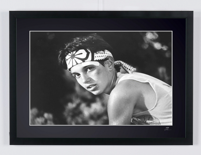 Karate Kid - Ralph Macchio (Daniel-san) — fotografía de cine enmarcada, impresión Fine Art