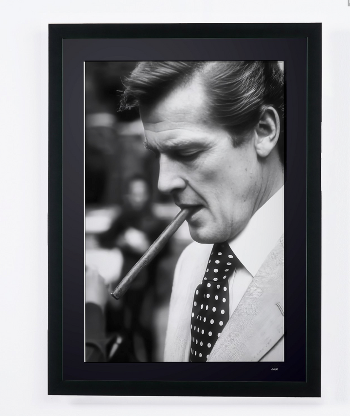 Roger Moore — portrait