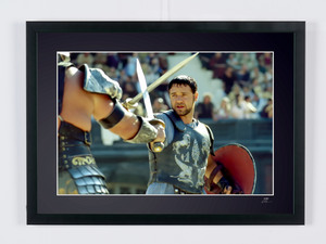 Russell Crowe 'Gladiator' (2000) - Academy Awards Oscar 2021 — framed cinema photograph, Fine Art print