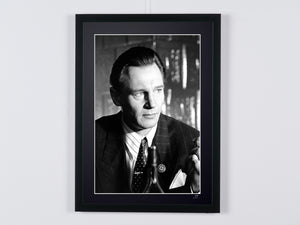 Schindler's List 1993 - Liam Neeson (Oskar Schindler) — framed cinema photograph, Fine Art print