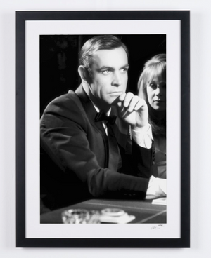 James Bond - Thunderball - Sir Sean Connery on set (1965) — framed cinema photograph, Fine Art print