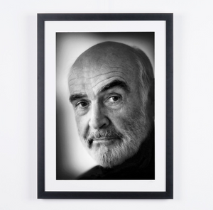 Sir Sean Connery - Portrait Of Legend — framed cinema photograph, Fine Art print
