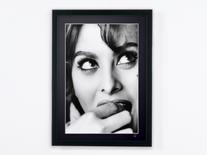 Sophia Loren — ingelijste filmfoto, Fine Art print