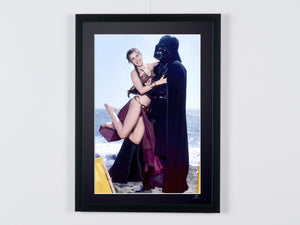 Star Wars Episode VI: Return of the Jedi, David Prowse as Darth Vader — framed cinema photograph, Fine Art print