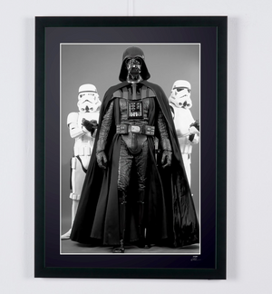 Star Wars : The Empire Strikes Back 1980 - Darth Vader (David Prowse) - Art Photography — photographie de cinéma encadrée