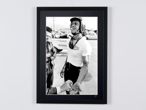 Steve McQueen 1963 — framed cinema photograph, Fine Art print
