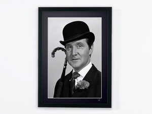 The Avengers - Classic TV - Patrick Macnee — framed cinema photograph, Fine Art print