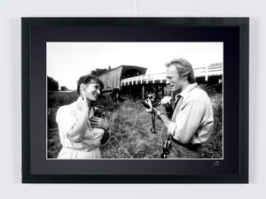 The Bridges of Madison County 1995 - Clint Eastwood & Meryl Streep — ingelijste filmfoto, Fine Art print