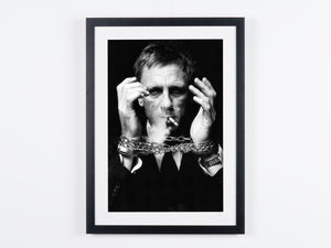 The Girl with the Dragon Tattoo (2011) - Daniel Craig as Mikael Blomkvist — framed cinema photograph, Fine Art print