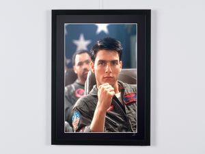 Top Gun 1986 - Tom Cruise — framed cinema photograph, Fine Art print